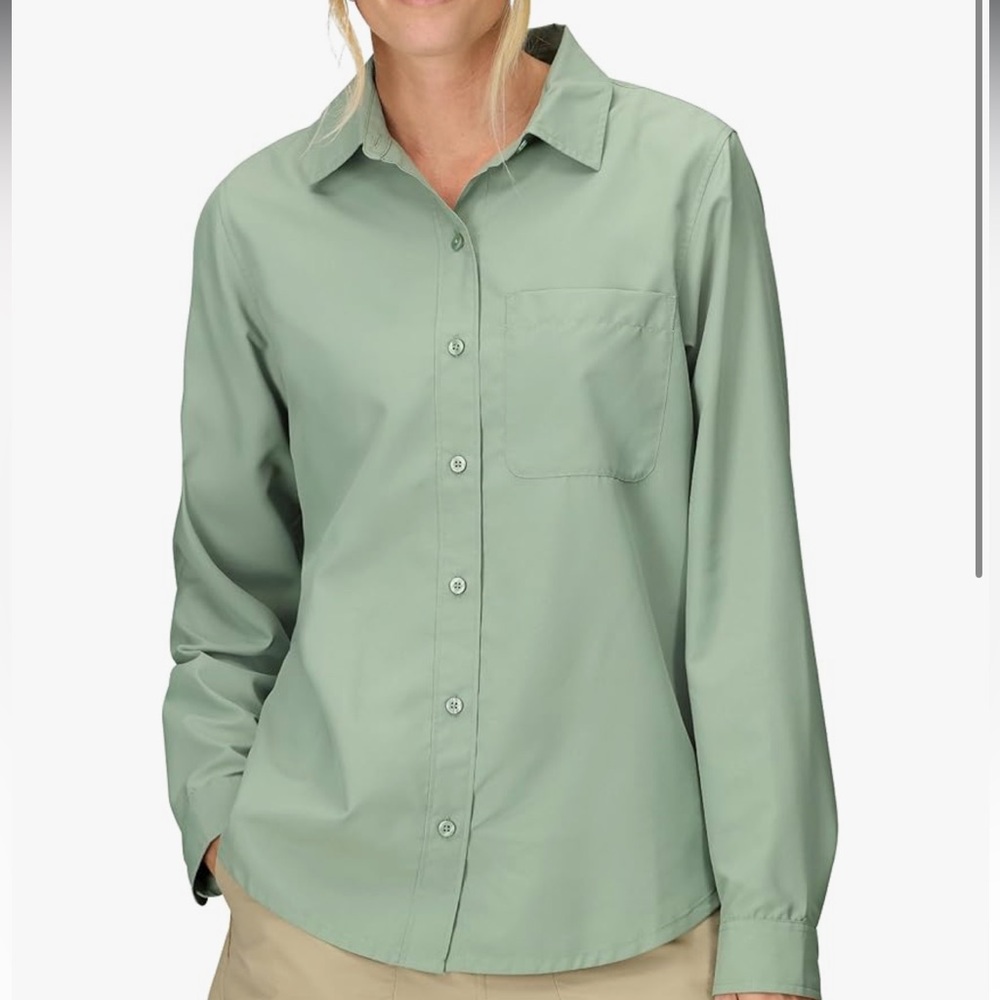Marmot Arex UPF49 Sage Green Shirt